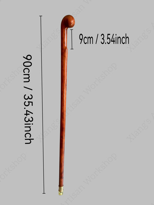 Premium Burmese Rosewood Walking Cane